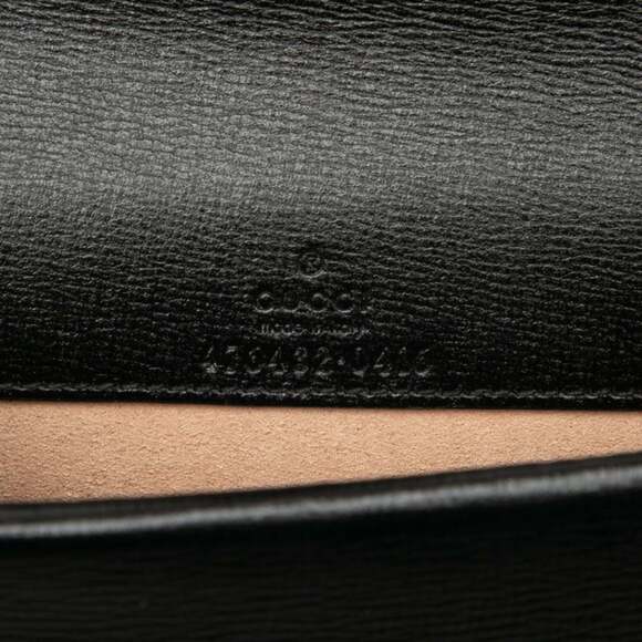 GUCCI Black Leather Shoulder Bag - Picture 5 of 6